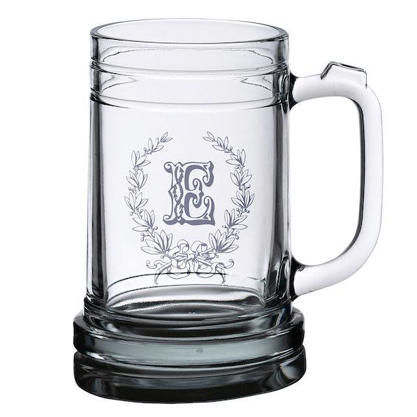 Monogram Beer Mug