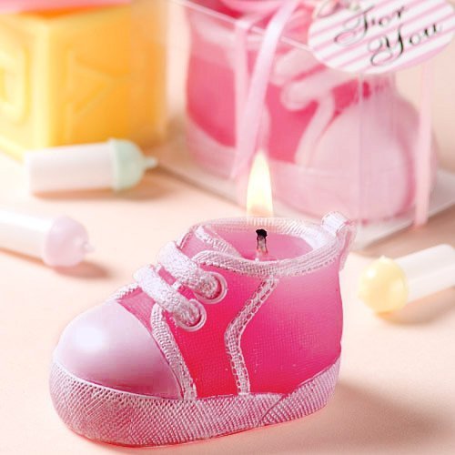 Baby Sneaker Design Candle Girl Favors