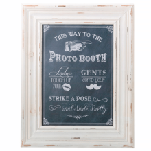 Photo Booth Frame Sign